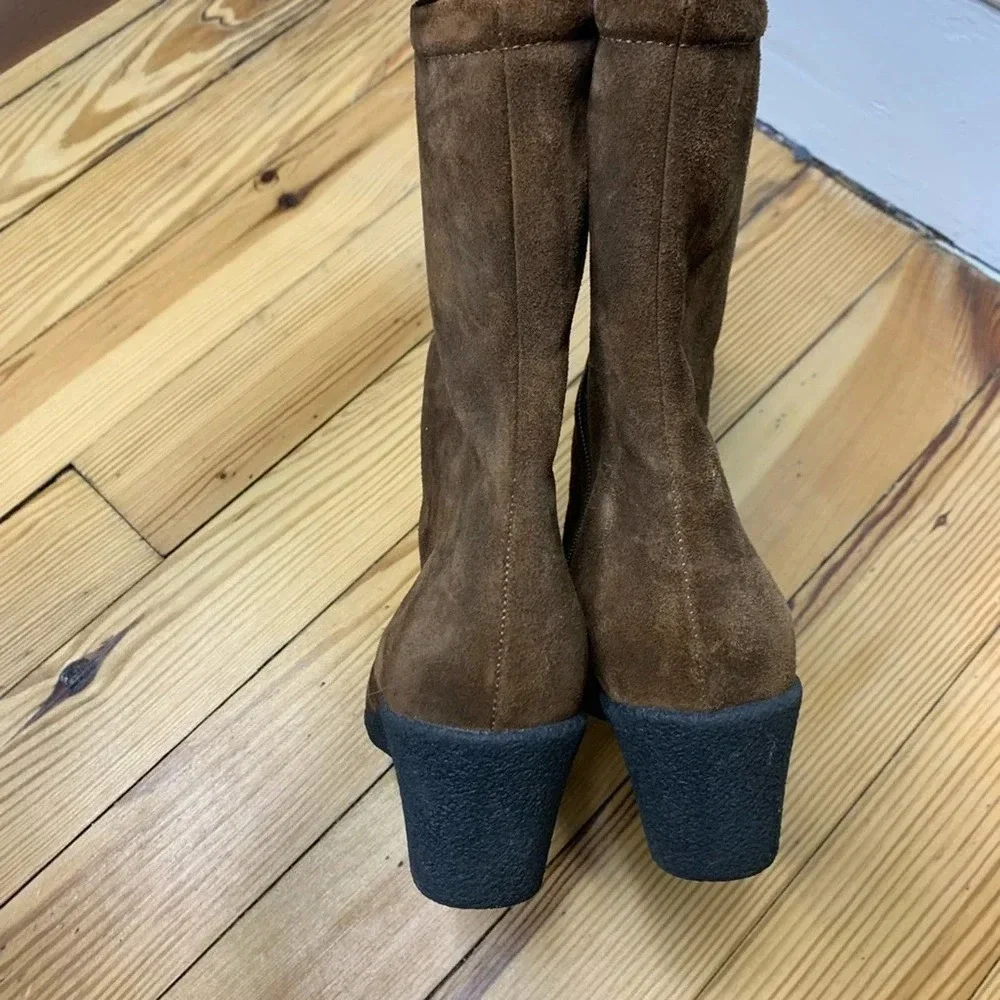 Aquatalia Brown Boot Waterproof Size 9.5